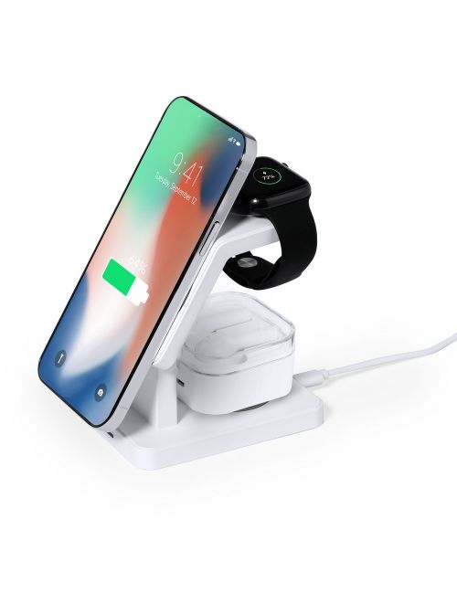 Wielofunkcyjna ładowarka bezprzewodowa 15W, stojak na telefon