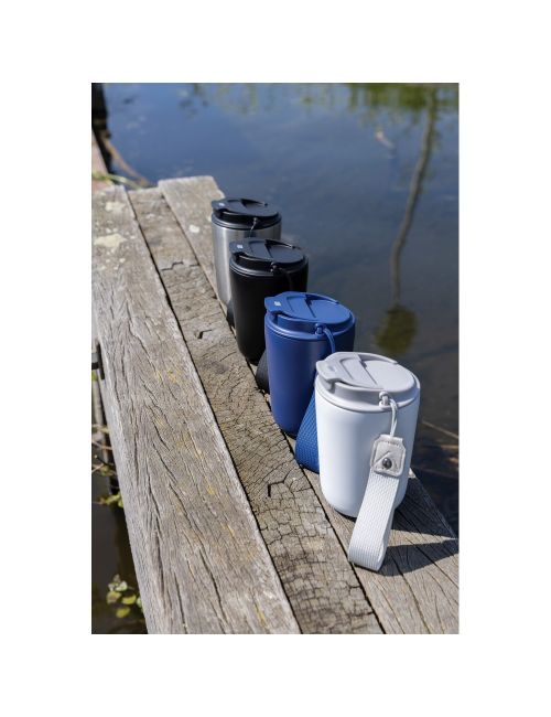 Kubek termiczny 380 ml Cuppa, stal nierdzewna z recyklingu