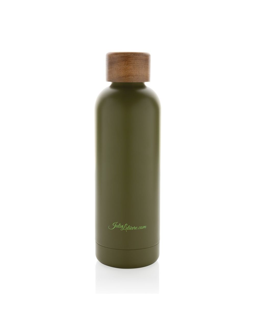 Butelka termiczna 500 ml Wood, stal nierdzewna...