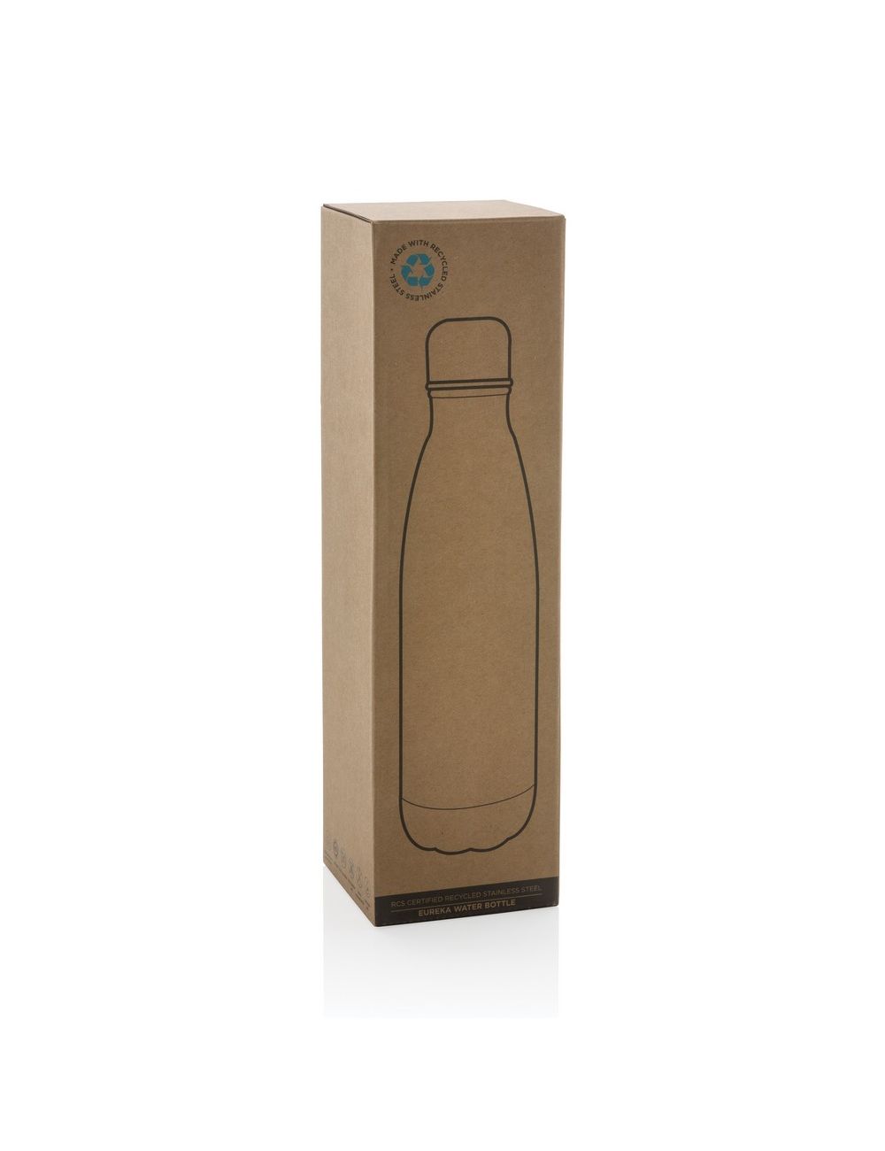 Butelka sportowa 500 ml Eureka, stal nierdzewna...