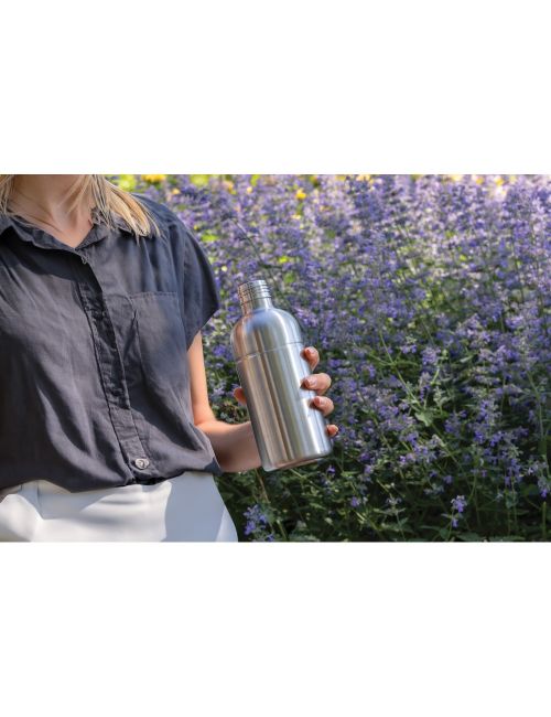 Butelka sportowa 800 ml Soda do napojów gazowanych, stal nierdzewna z recyklingu