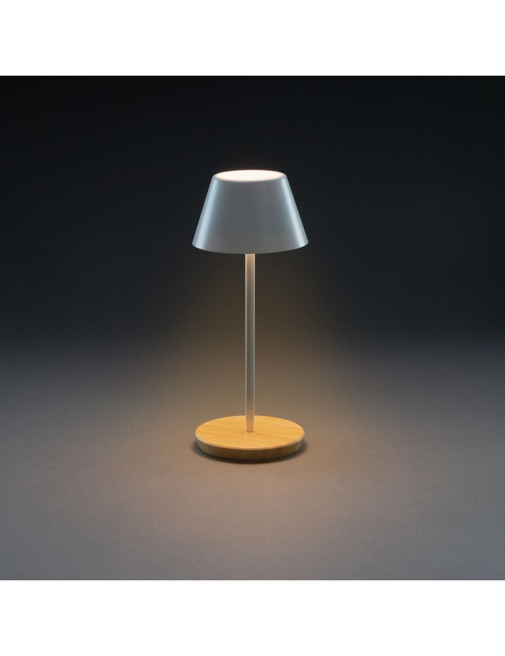 Lampka na biurko Pure Glowe, plastik z recyklingu