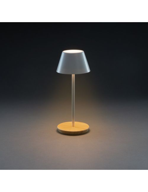 Lampka na biurko Pure Glowe, plastik z recyklingu