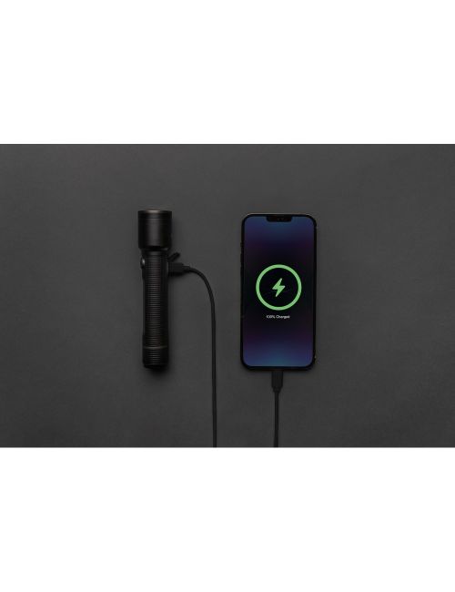 Latarka Gear X, ładowana przez USB, aluminium z recyklingu