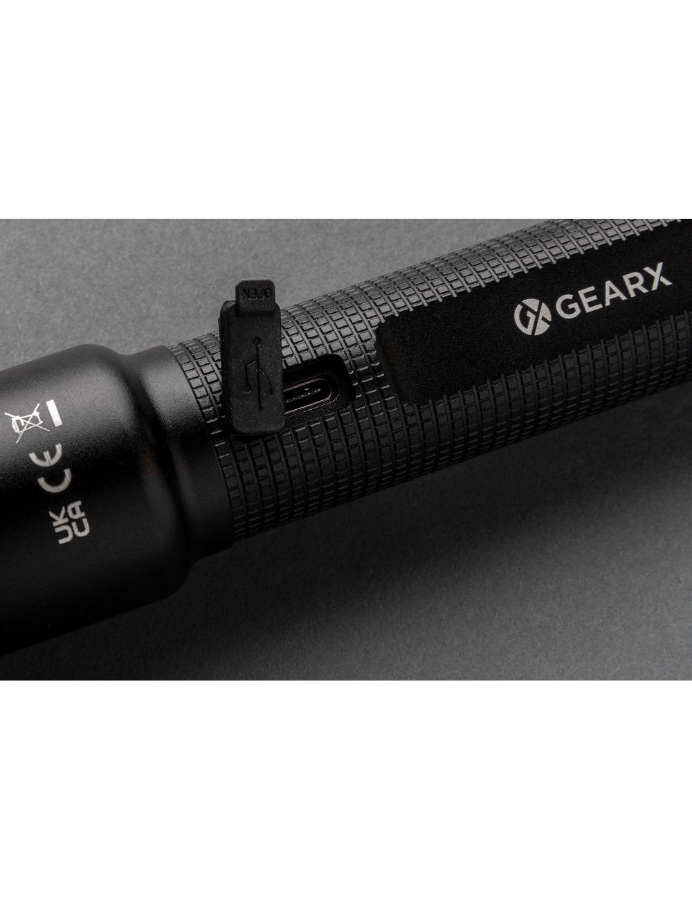 Latarka Gear X, ładowana przez USB, aluminium z...