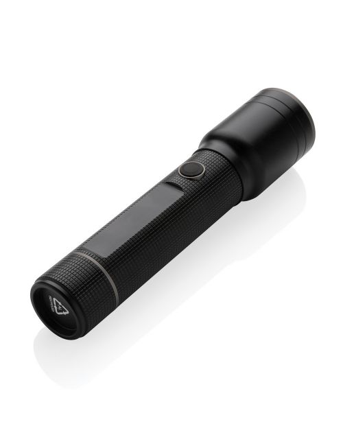Duża latarka Gear X, ładowana przez USB, aluminium z recyklingu