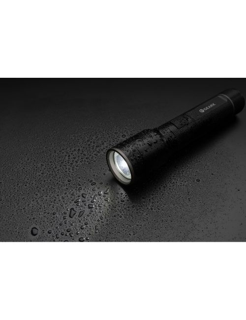 Duża latarka Gear X, ładowana przez USB, aluminium z recyklingu