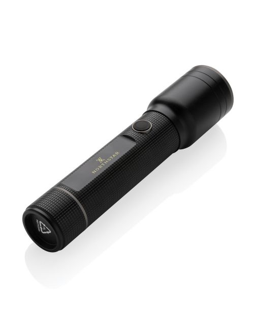 Duża latarka Gear X, ładowana przez USB, aluminium z recyklingu