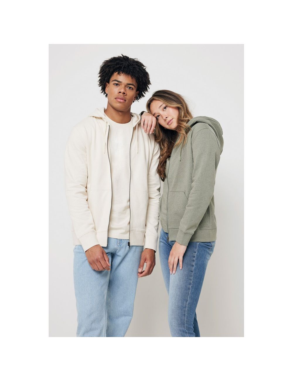 Bluza z kapturem z bawełny z recyklingu Iqoniq...