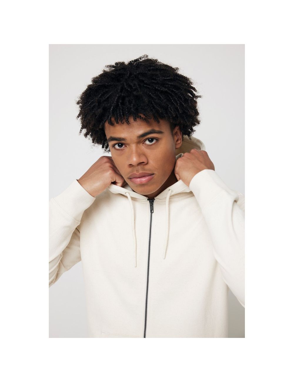 Bluza z kapturem z bawełny z recyklingu Iqoniq...