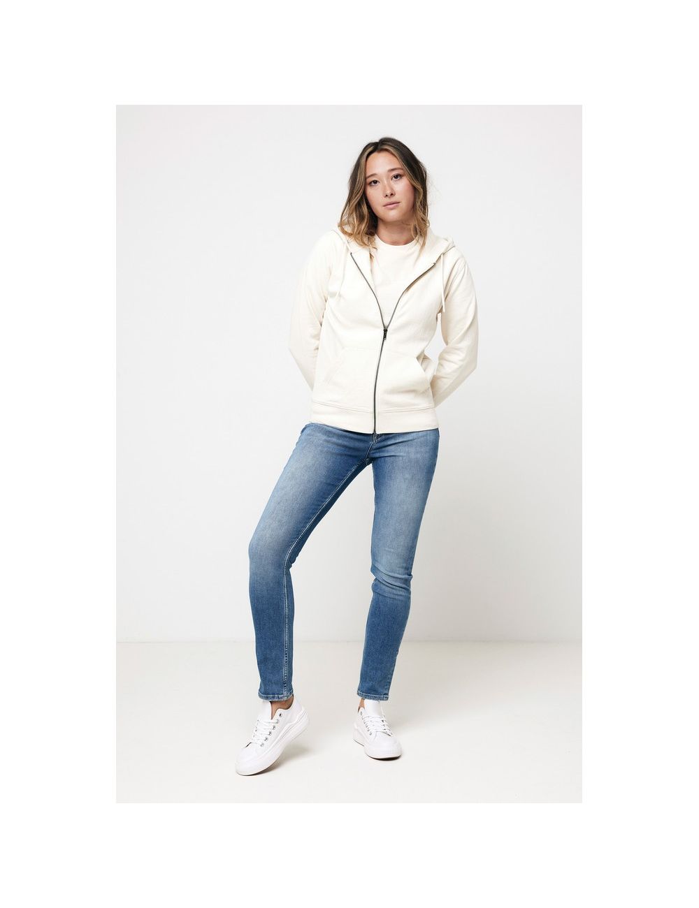 Bluza z kapturem z bawełny z recyklingu Iqoniq...