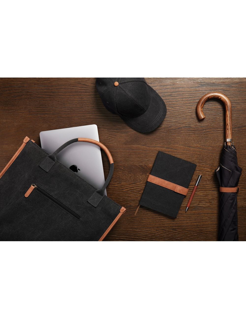 Torba na dokumenty VINGA Bosler, płótno z...