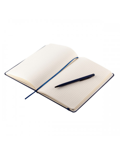 Zestaw notes z długopisem Abrantes, granatowy 