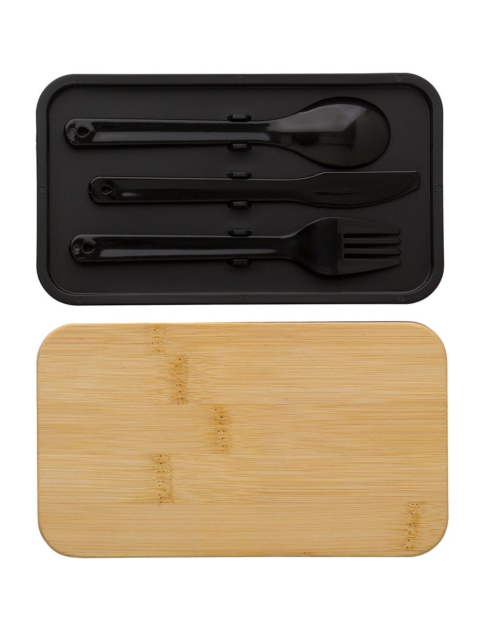 Pudełka śniadaniowe 2 szt., 2x400 ml, bambusowe...