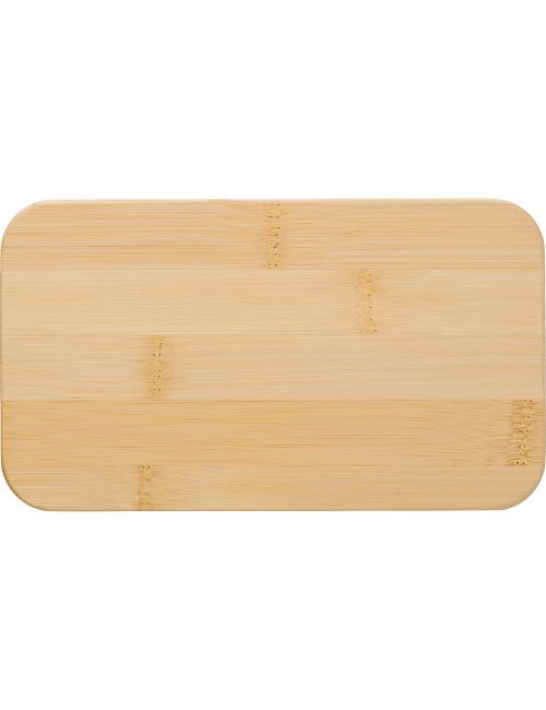 Pudełka śniadaniowe 2 szt., 2x400 ml, bambusowe wieczko, sztućce