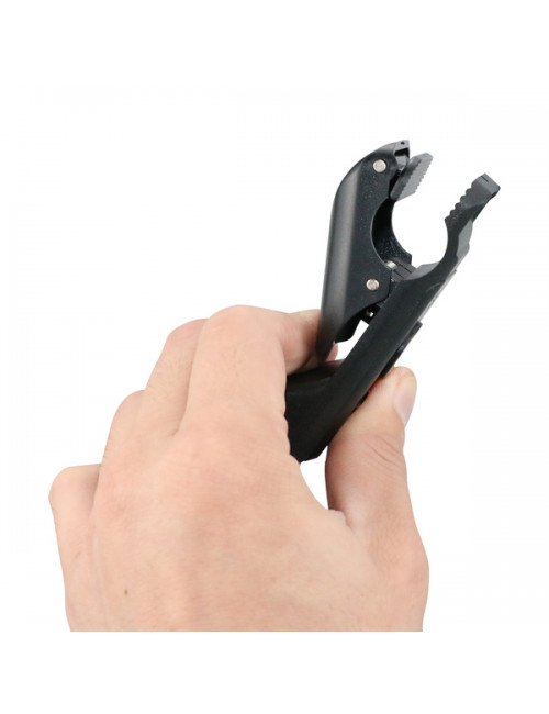 Latarka wielofunkcyjna Ablaze, czarny