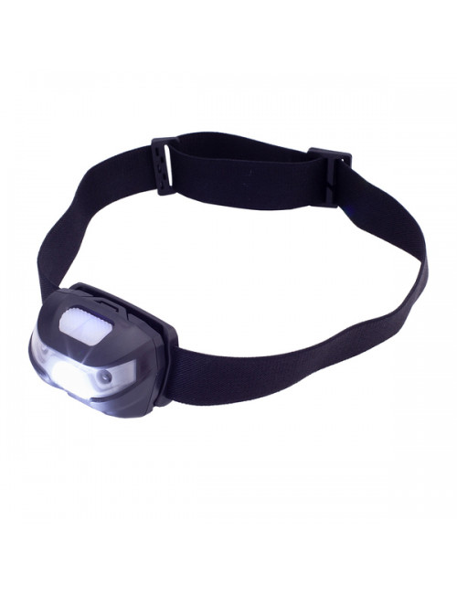 Latarka czołowa Sensor, czarny 