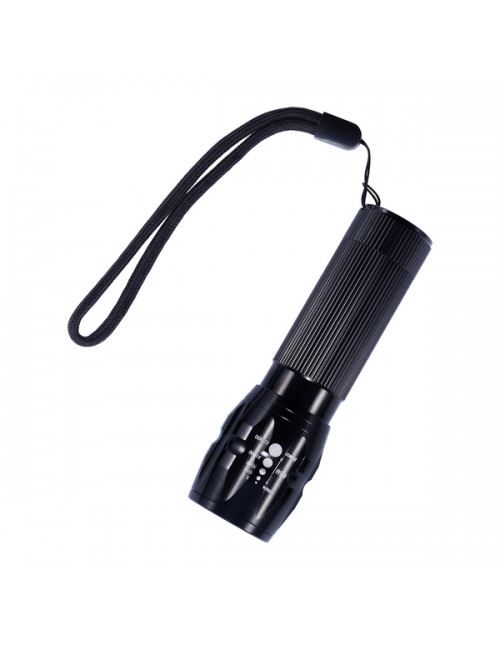 Latarka rowerowa Wheels Alight, czarny 