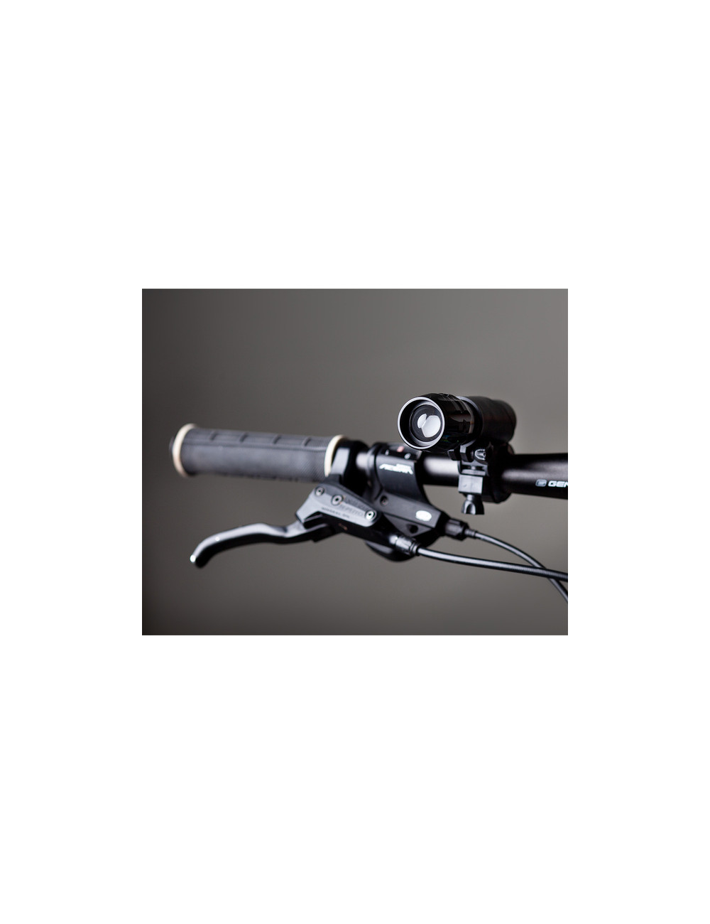 Latarka rowerowa Wheels Alight, czarny 