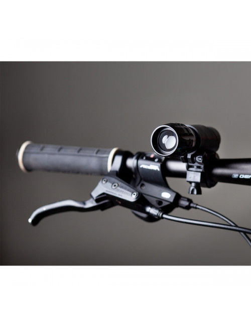 Latarka rowerowa Wheels Alight, czarny 