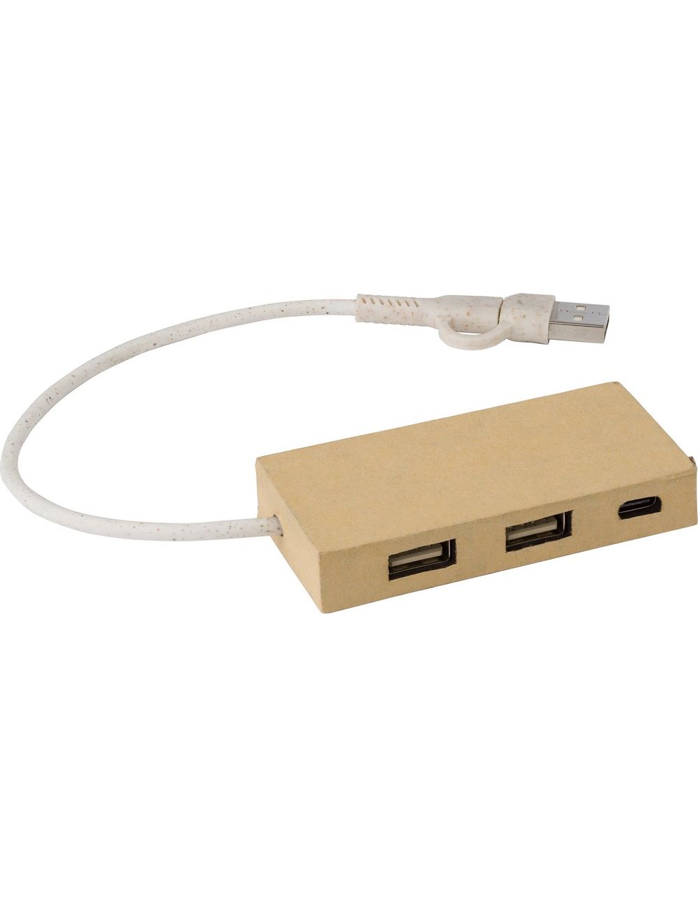 Hub USB 2.0 z kartonu z recyklingu