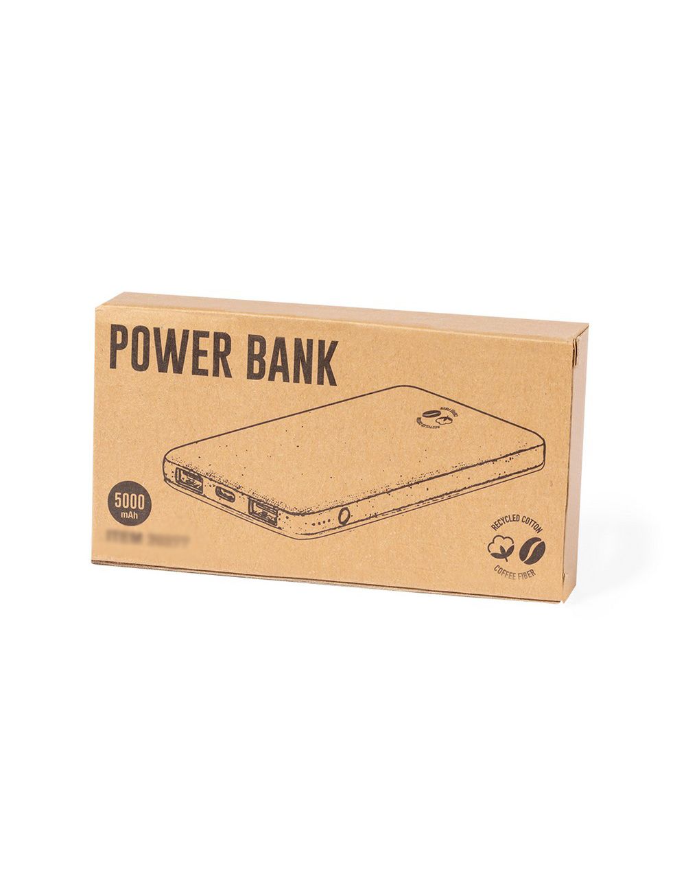 Power bank 5000 mAh z łusek kawowych i bawełny...