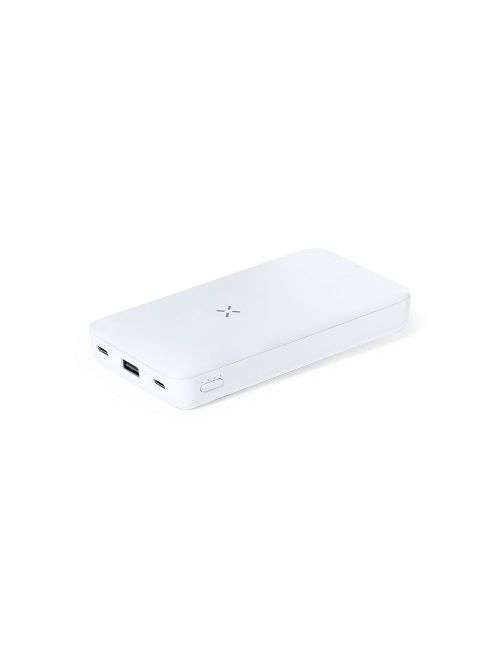 Bezprzewodowy power bank 5000 mAh, ładowarka bezprzewodowa 15W, stojak na telefon