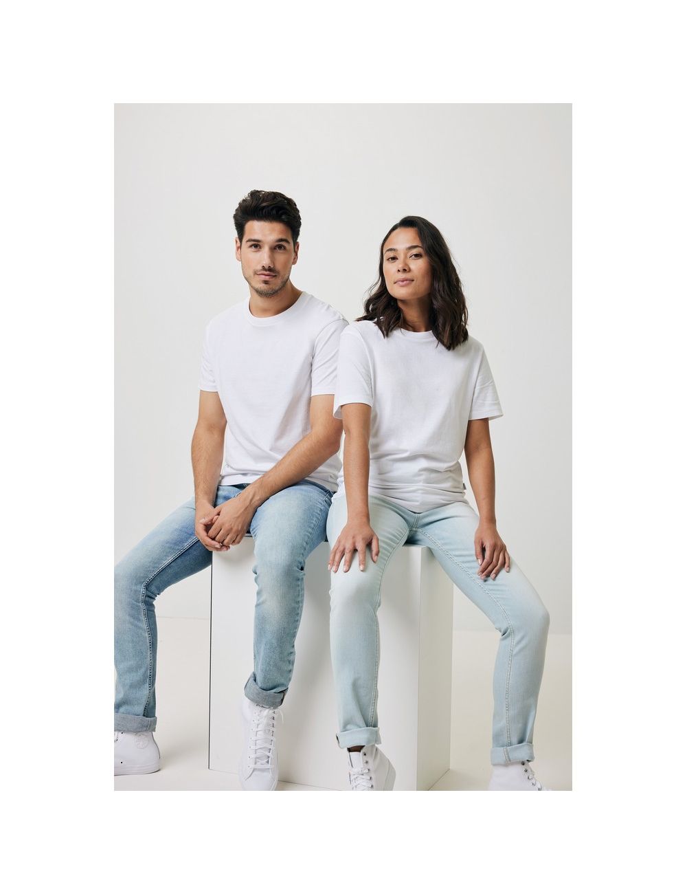 Koszulka z bawełny z recyklingu Iqoniq Bryce