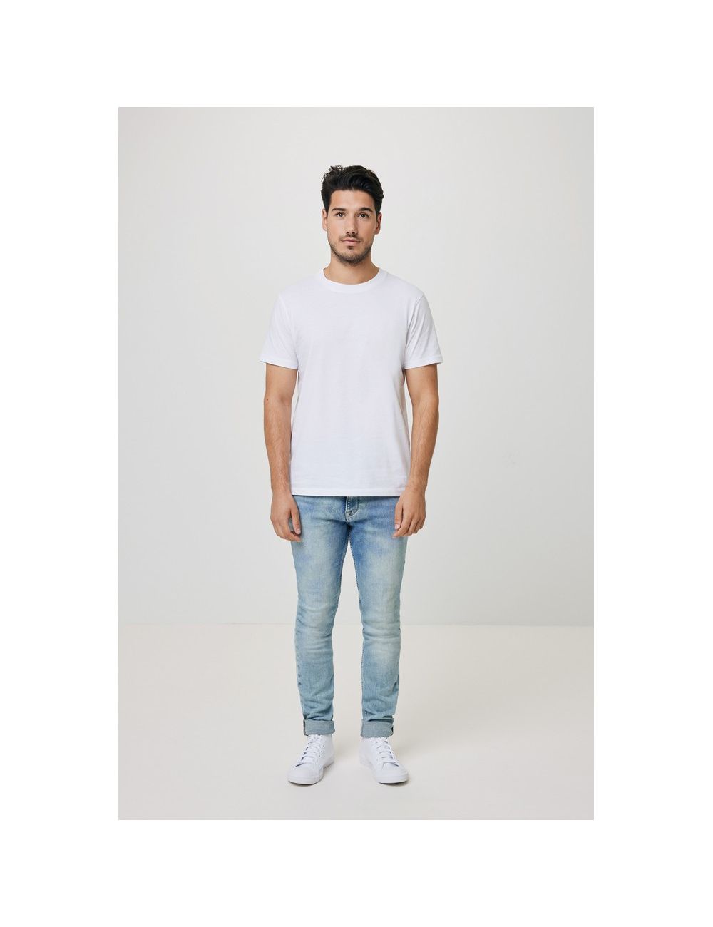 Koszulka z bawełny z recyklingu Iqoniq Bryce