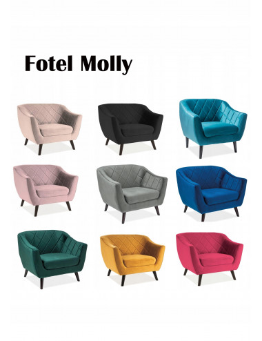 Fotel Molly Bluvel 68 Curry