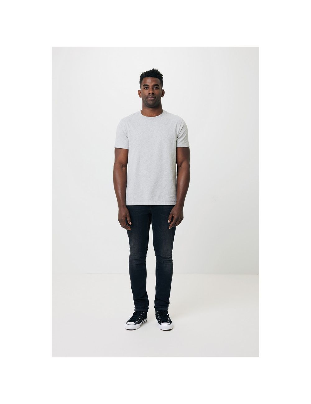 Koszulka z niebarwionej bawełny z recyklingu...