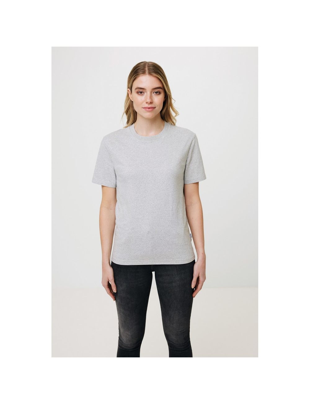 Koszulka z niebarwionej bawełny z recyklingu...