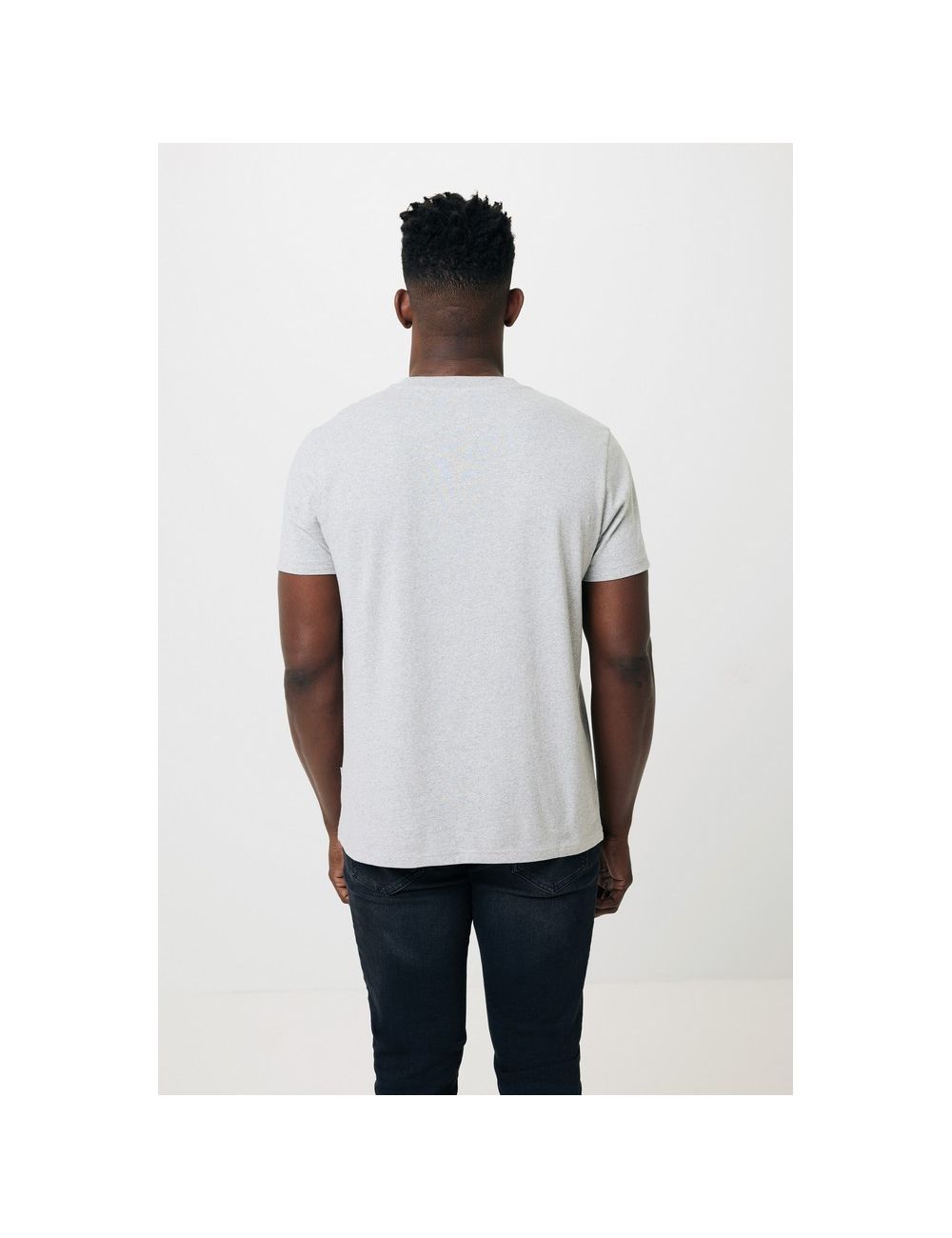 Koszulka z niebarwionej bawełny z recyklingu...