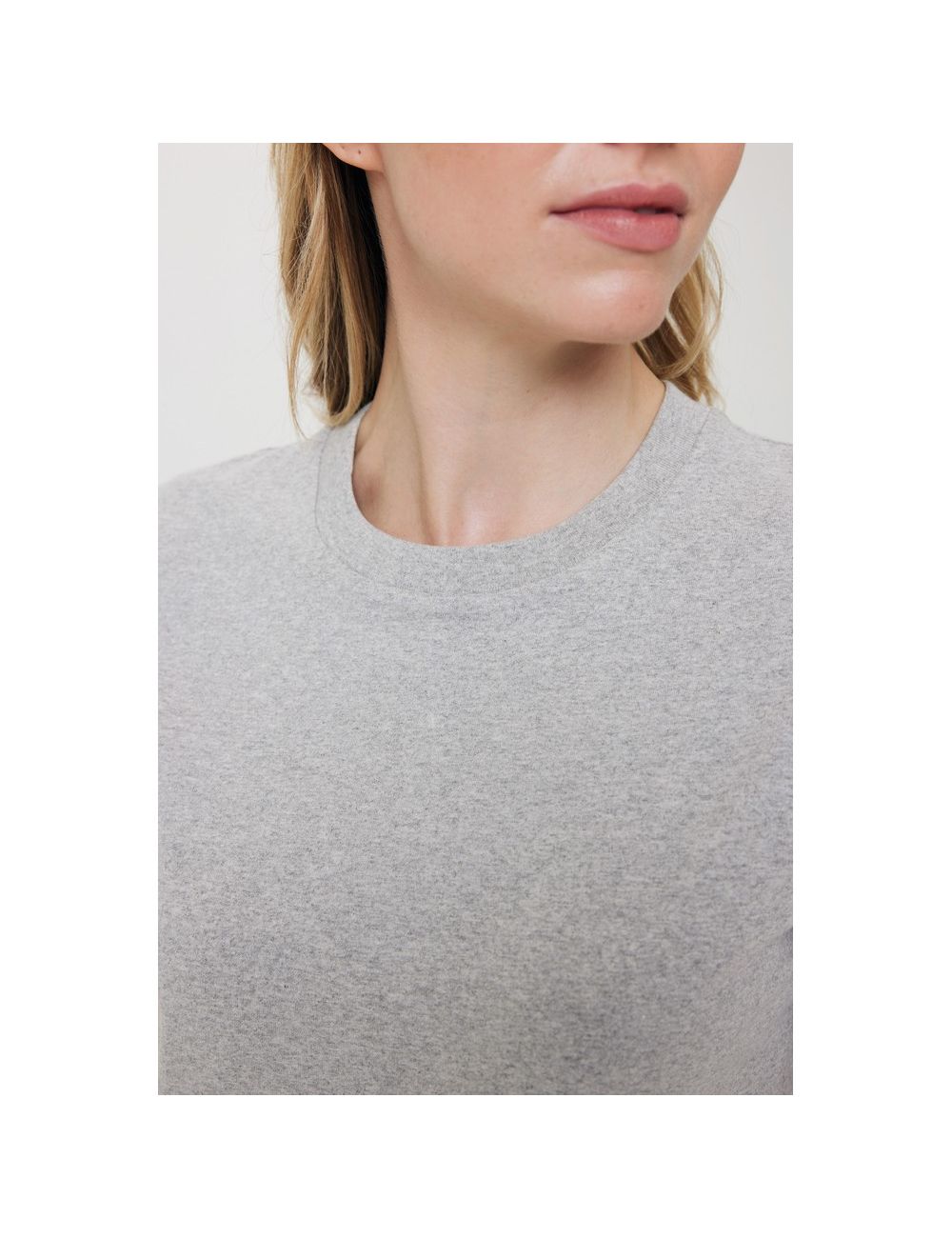 Koszulka z niebarwionej bawełny z recyklingu...