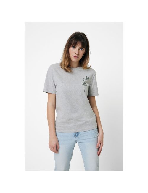 Koszulka z niebarwionej bawełny z recyklingu Iqoniq Manuel