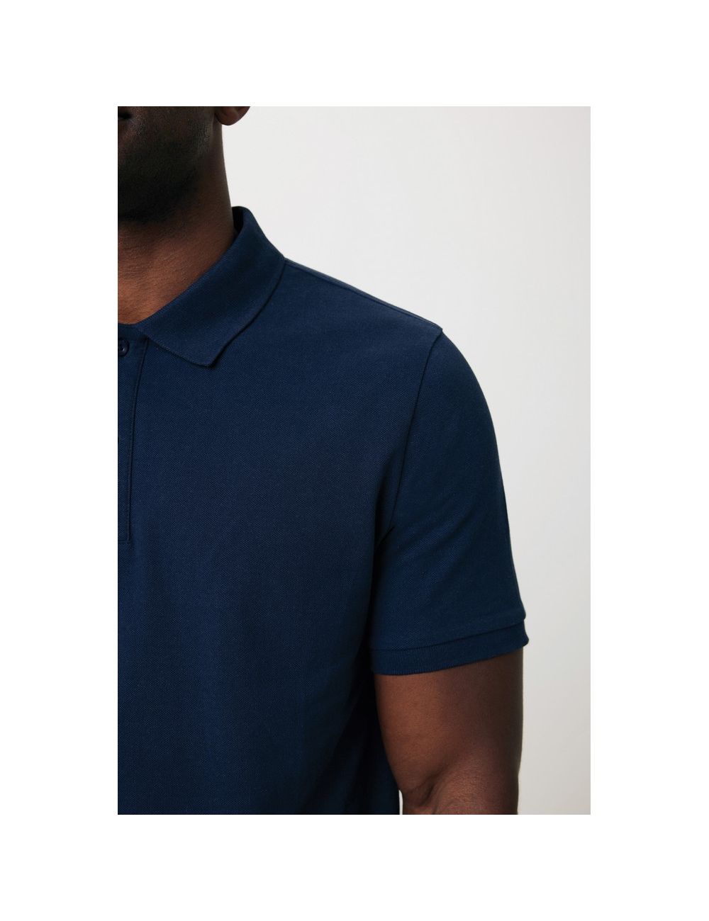 Koszulka polo z bawełny z recyklingu Iqoniq...