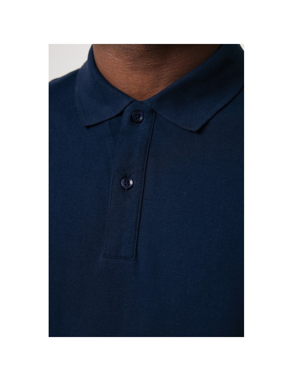 Koszulka polo z bawełny z recyklingu Iqoniq...