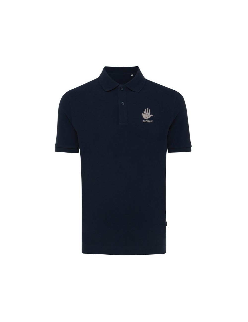 Koszulka polo z bawełny z recyklingu Iqoniq...