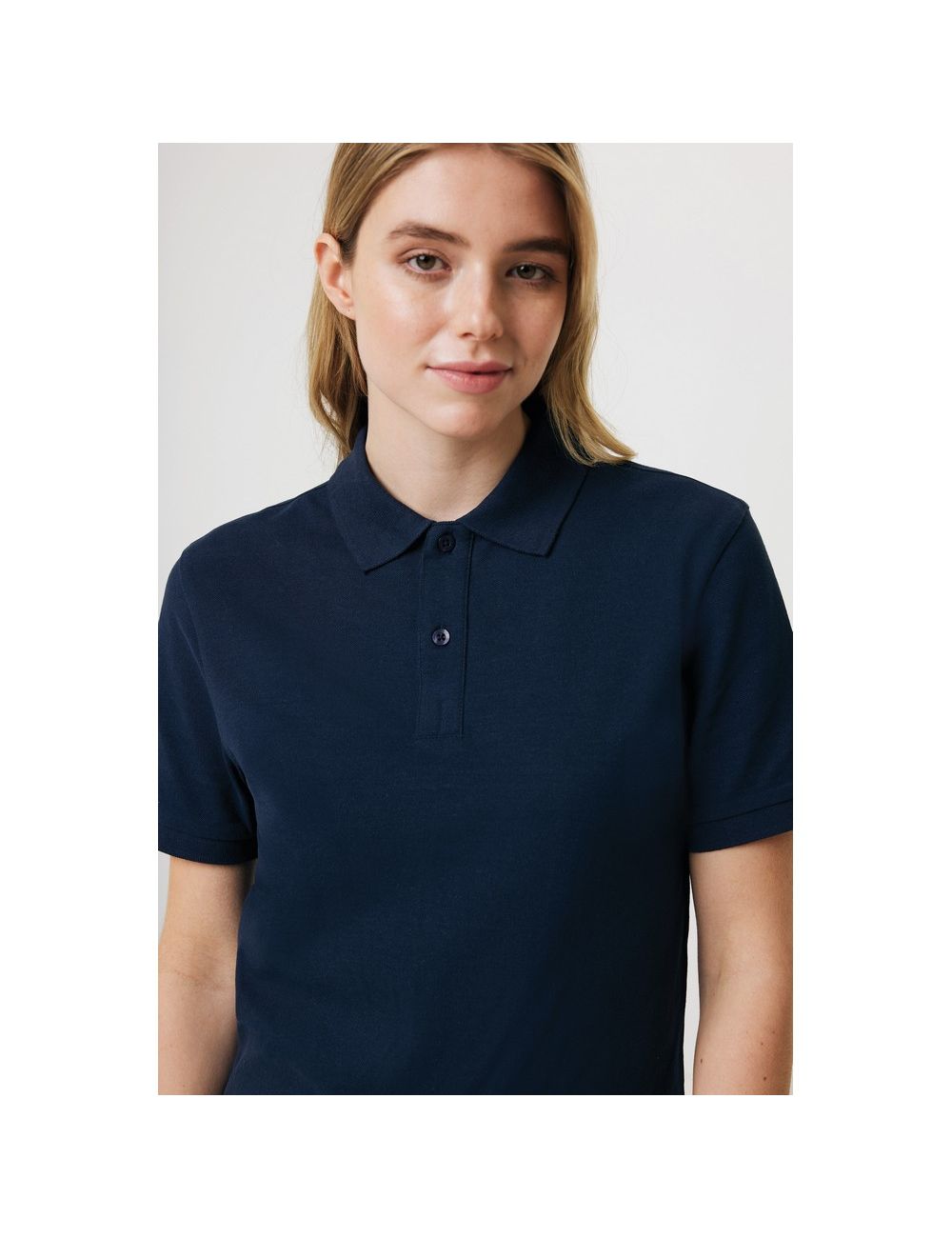 Koszulka polo z bawełny z recyklingu Iqoniq...