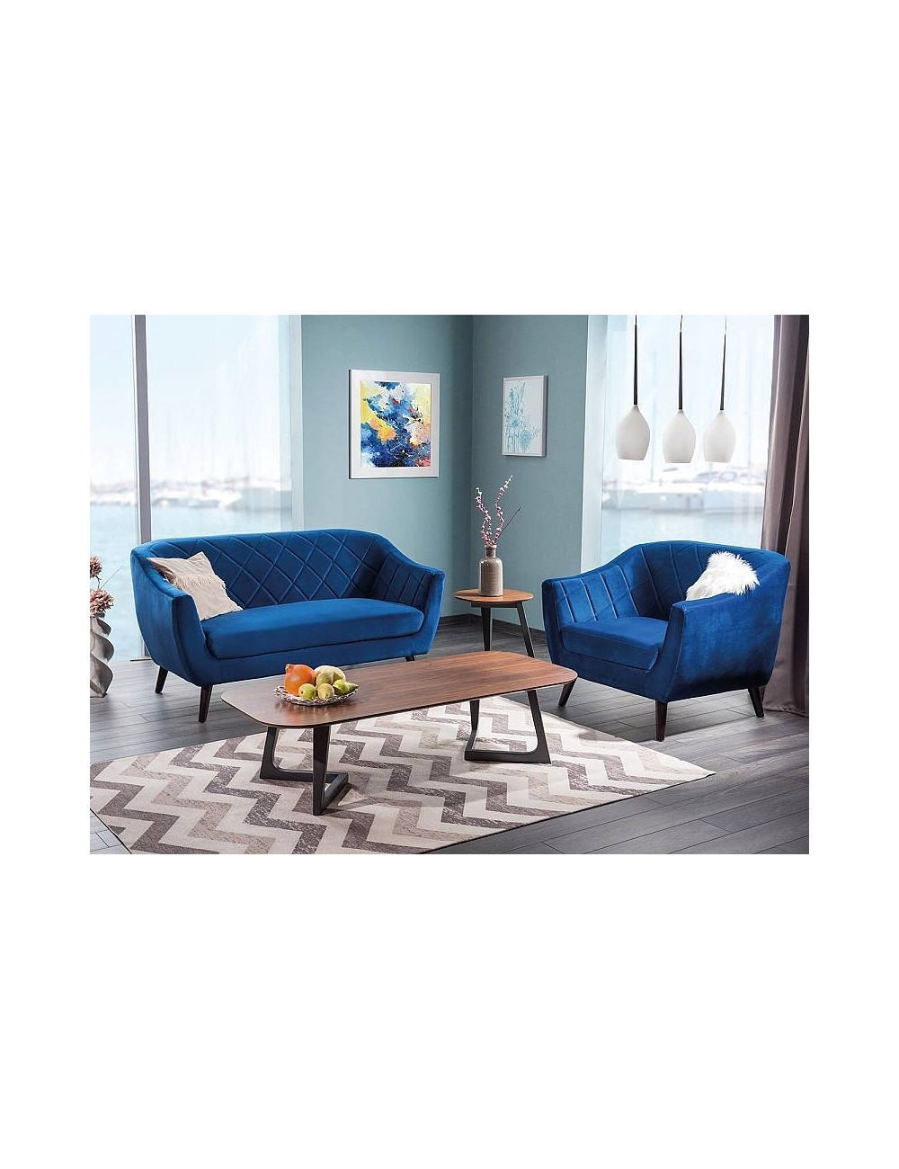 Fotel Molly Bluvel 14 Szary