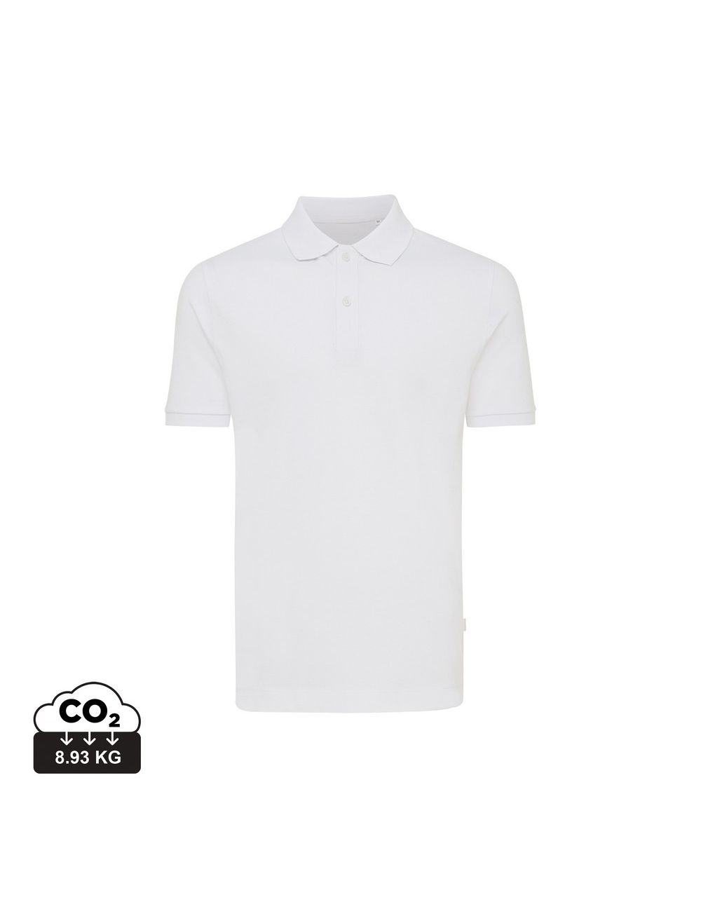 Koszulka polo z bawełny z recyklingu Iqoniq...