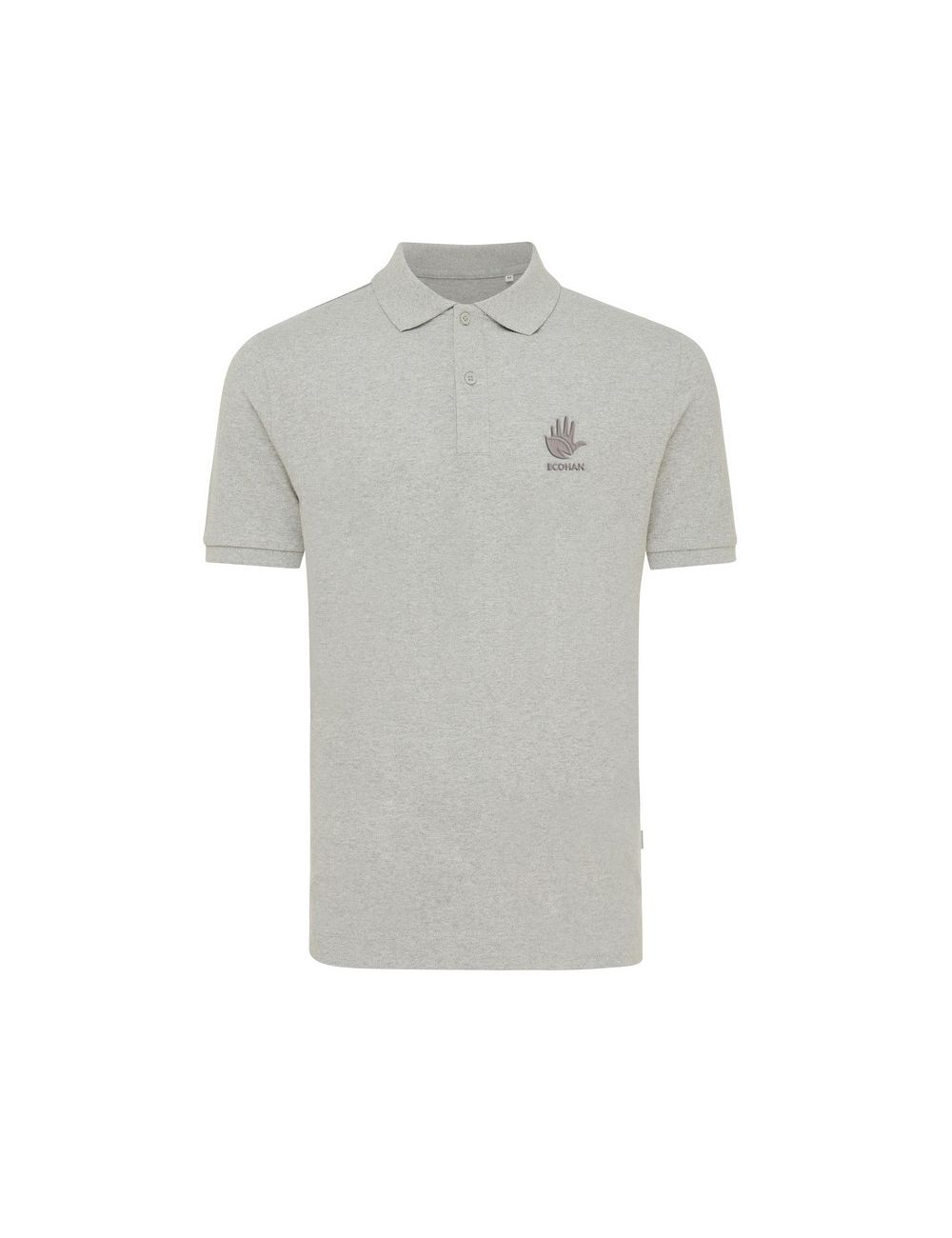 Koszulka polo z bawełny z recyklingu Iqoniq...