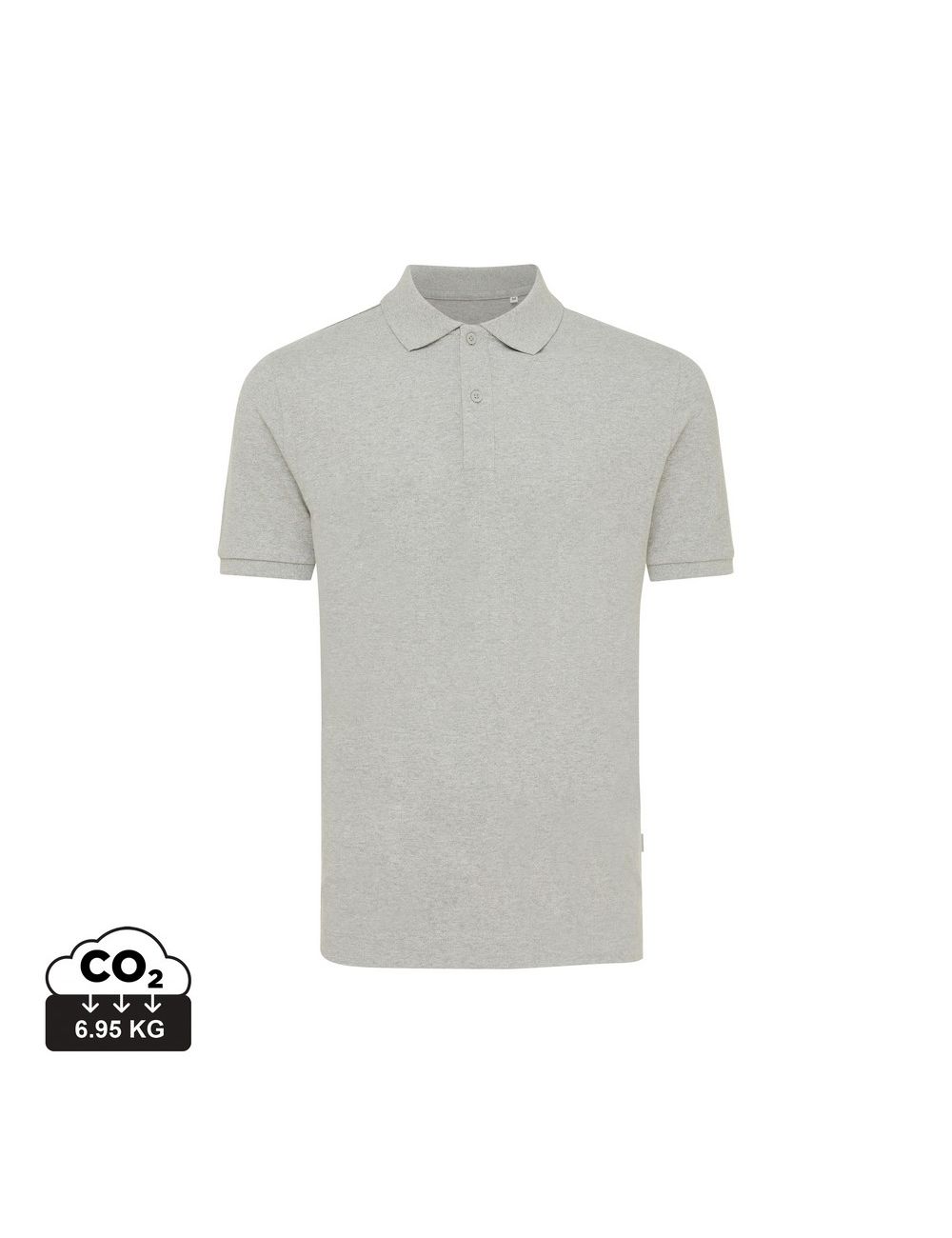 Koszulka polo z bawełny z recyklingu Iqoniq...