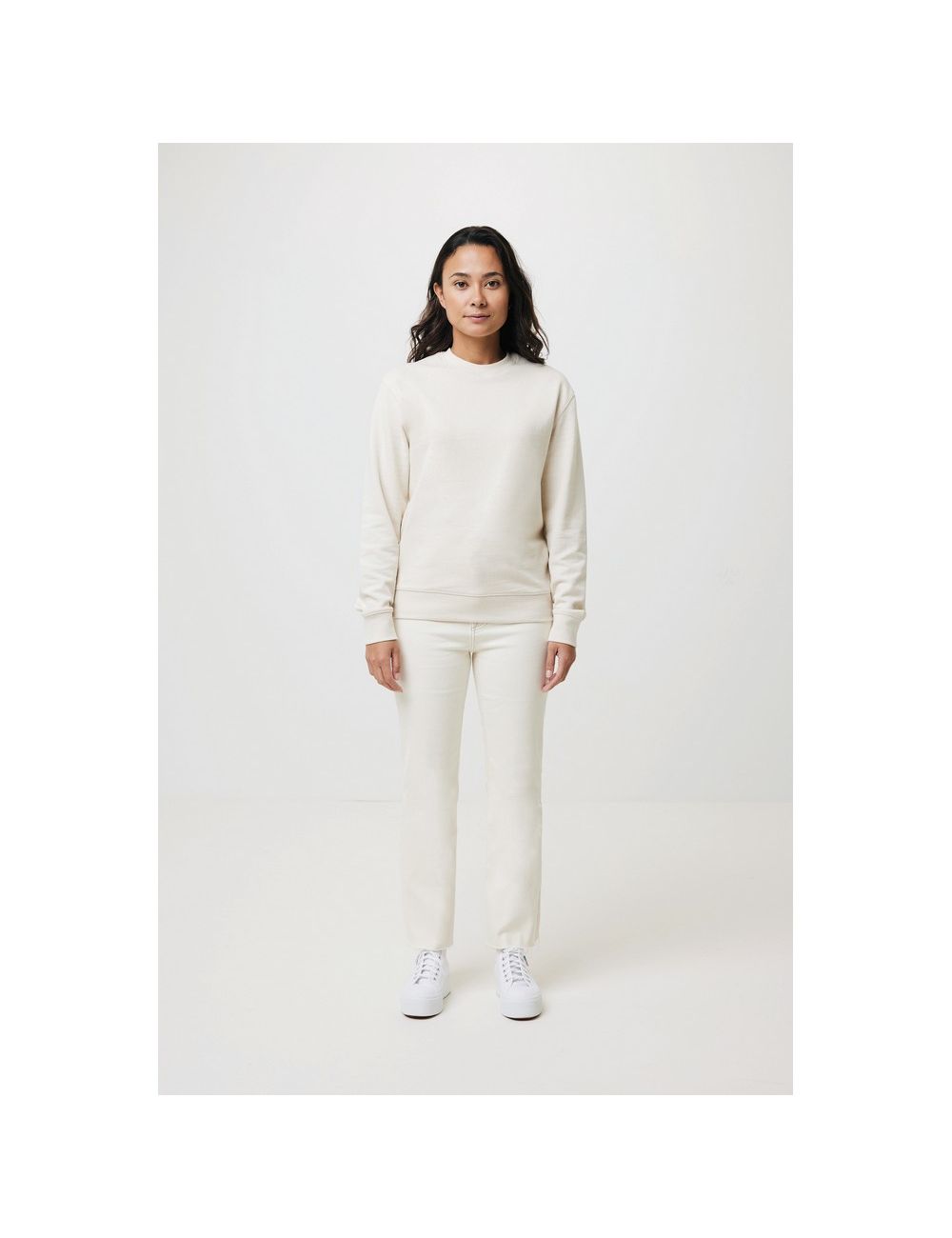 Bluza z niebarwionej bawełny z recyklingu...