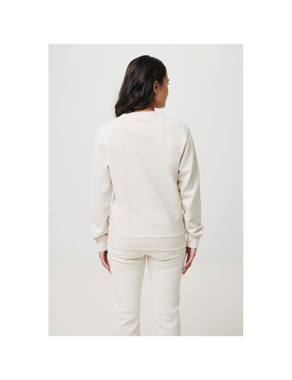 Bluza z niebarwionej bawełny z recyklingu...