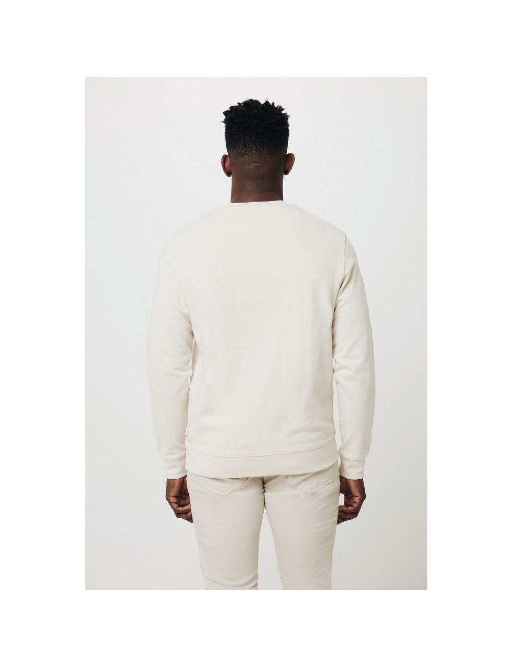 Bluza z niebarwionej bawełny z recyklingu...