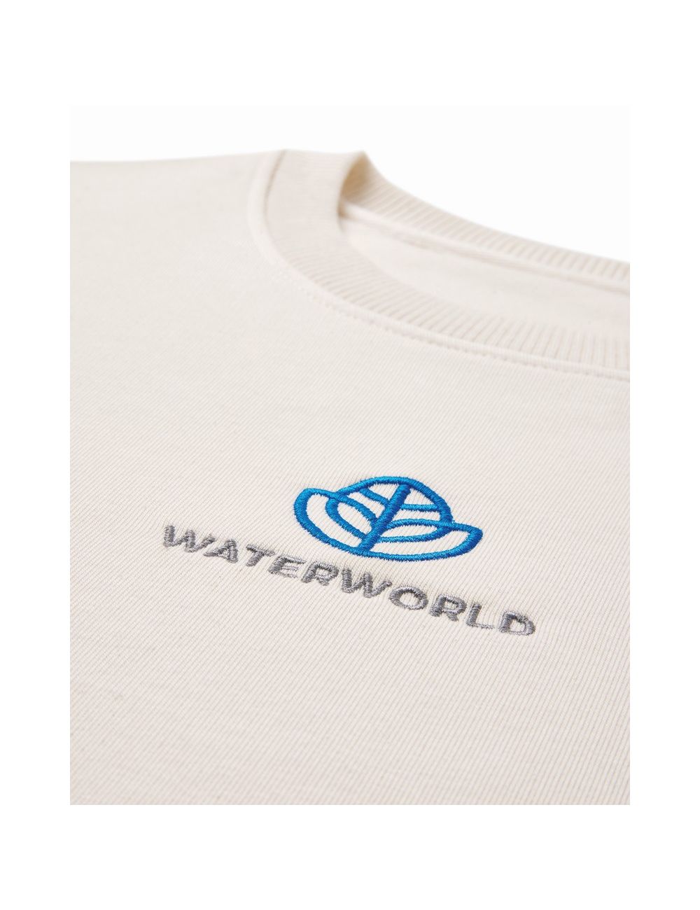 Bluza z niebarwionej bawełny z recyklingu...