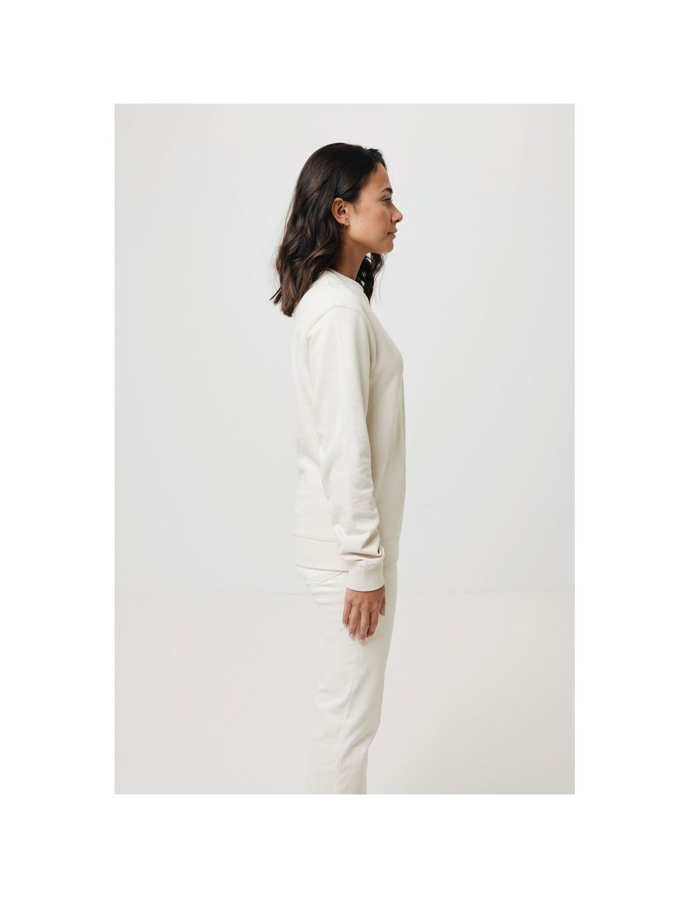 Bluza z niebarwionej bawełny z recyklingu...