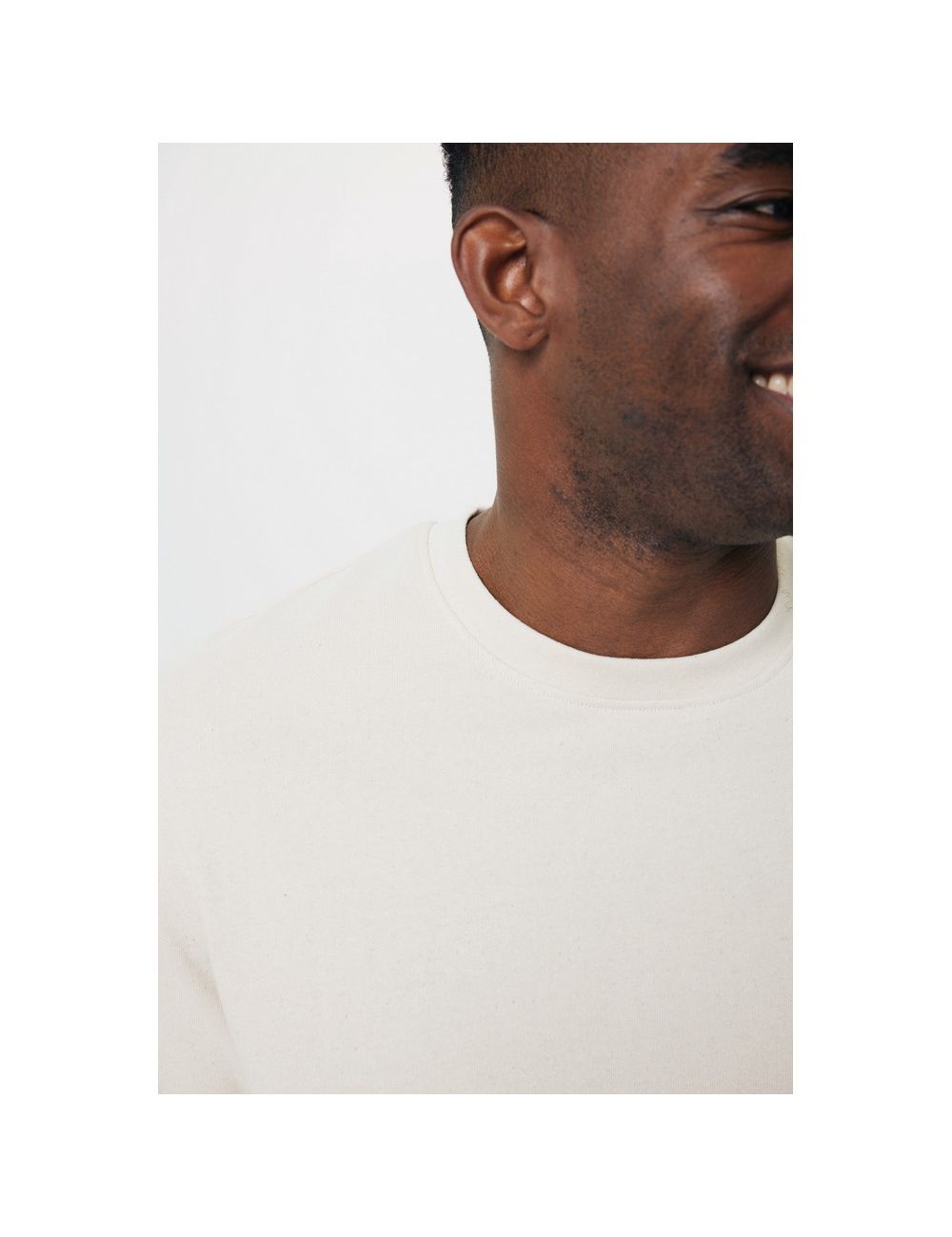 Bluza z niebarwionej bawełny z recyklingu...