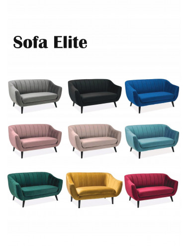 Sofa Elite Bluvel 59 Bordowy